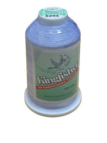 Kingfisher Embroidery Thread 4000m Ice Blue 6293 - My Sewing Mall