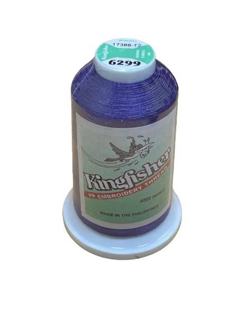 Kingfisher Embroidery Thread 4000m Indigo Blue 6299 - My Sewing Mall