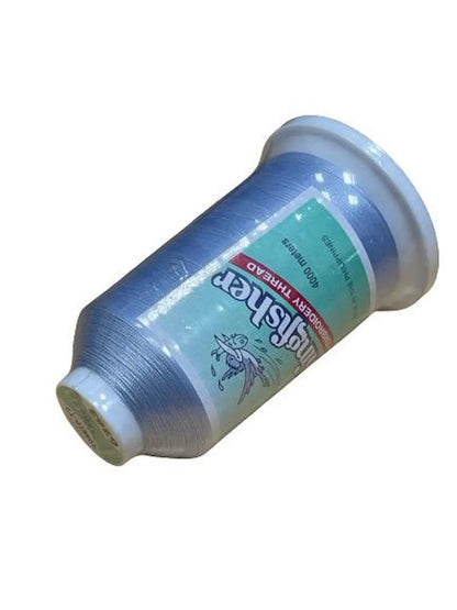 Kingfisher Embroidery Thread 4000m Light Sky Blue 6262 - My Sewing Mall