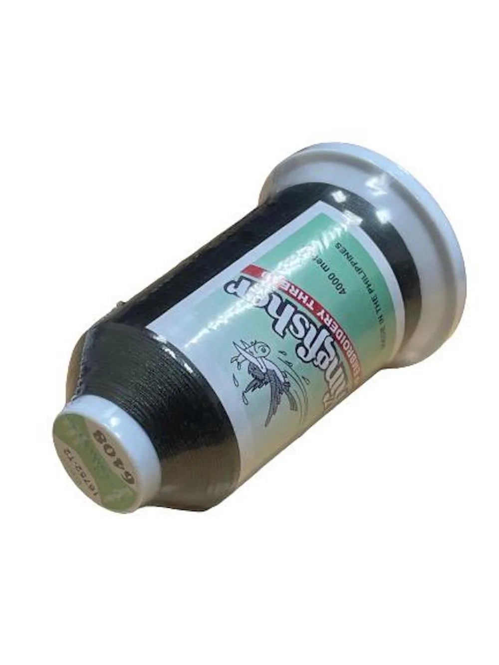 Kingfisher Embroidery Thread 4000m Obsidian Gray 6408 - My Sewing Mall