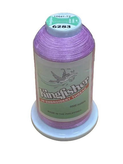 Kingfisher Embroidery Thread 4000m Orchid Pink 6283 - My Sewing Mall