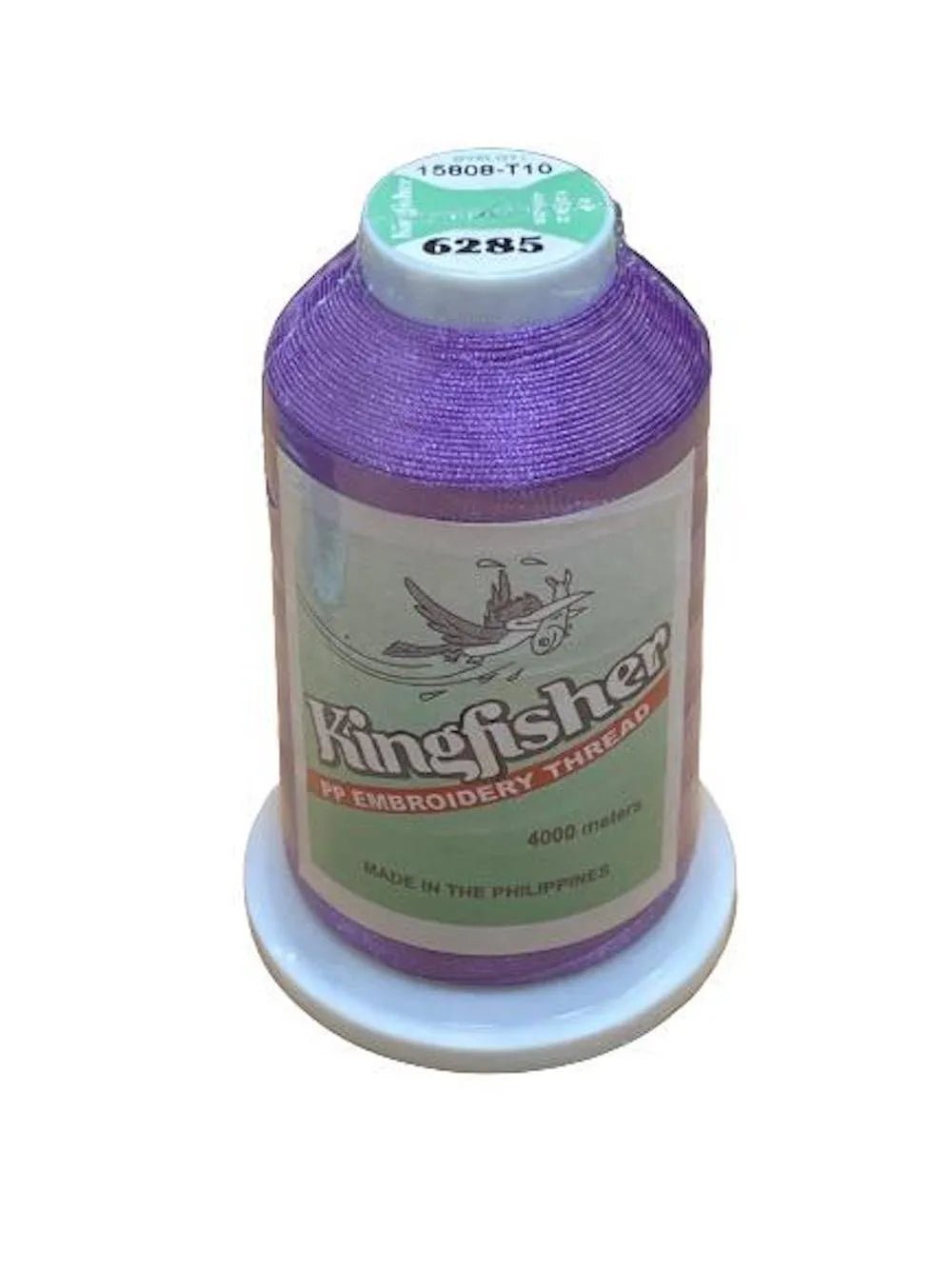 Kingfisher Embroidery Thread 4000m Regal Purple 6285 - My Sewing Mall