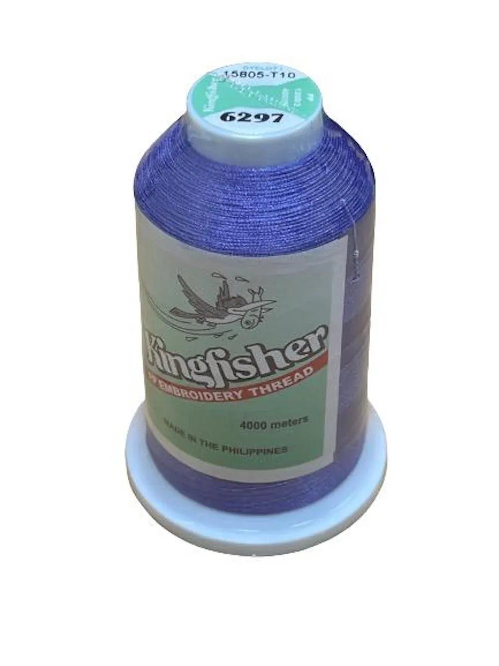 Kingfisher Embroidery Thread 4000m Royal Blue 6297 - My Sewing Mall