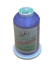 Kingfisher Embroidery Thread 4000m Sapphire Blue 6296 - My Sewing Mall