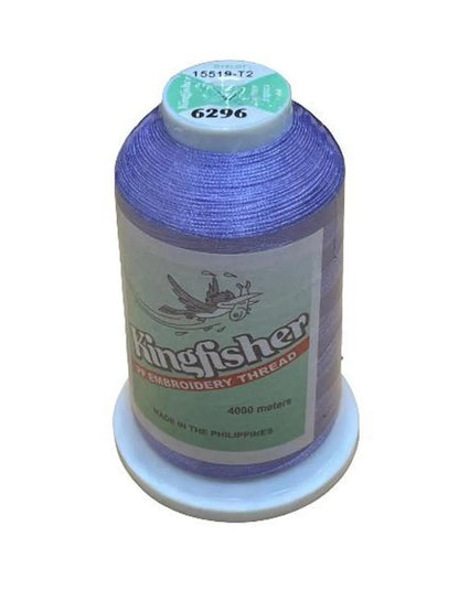 Kingfisher Embroidery Thread 4000m Sapphire Blue 6296 - My Sewing Mall