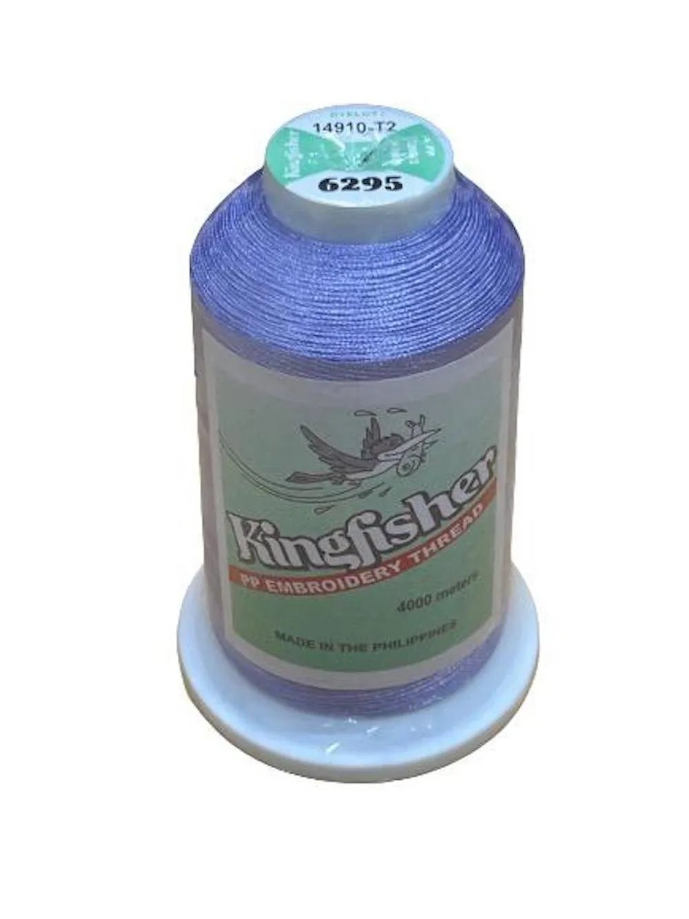 Kingfisher Embroidery Thread 4000m Sky Blue 6295 - My Sewing Mall