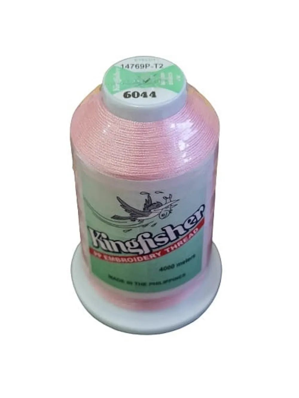 Kingfisher Embroidery Thread 4000m Soft Peach Pink 6044 - My Sewing Mall
