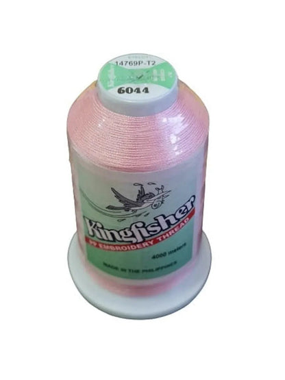 Kingfisher Embroidery Thread 4000m Soft Peach Pink 6044 - My Sewing Mall