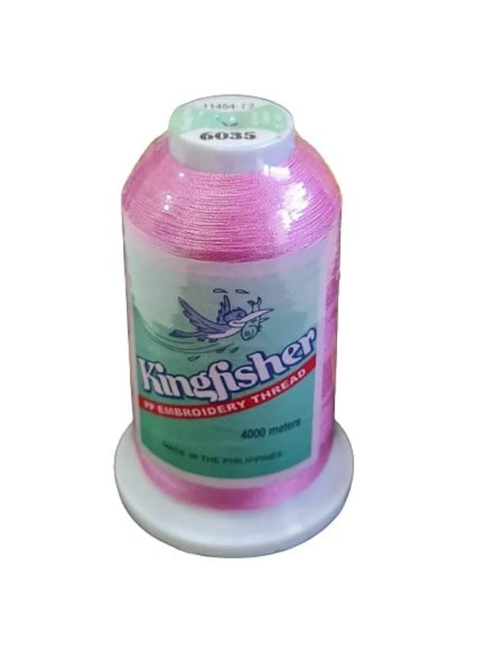 Kingfisher Polyester Embroidery Thread 4000m - Hot Candy Pink 6035 - My Sewing Mall