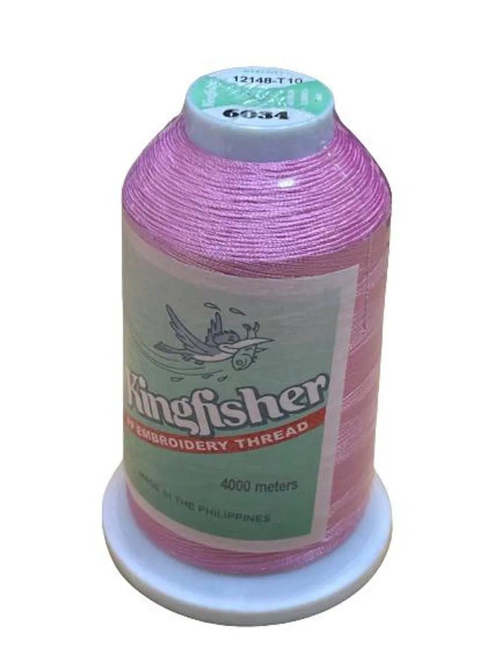 Kingfisher Polyester Embroidery Thread 4000m - Orchid Pink 6034 - My Sewing Mall