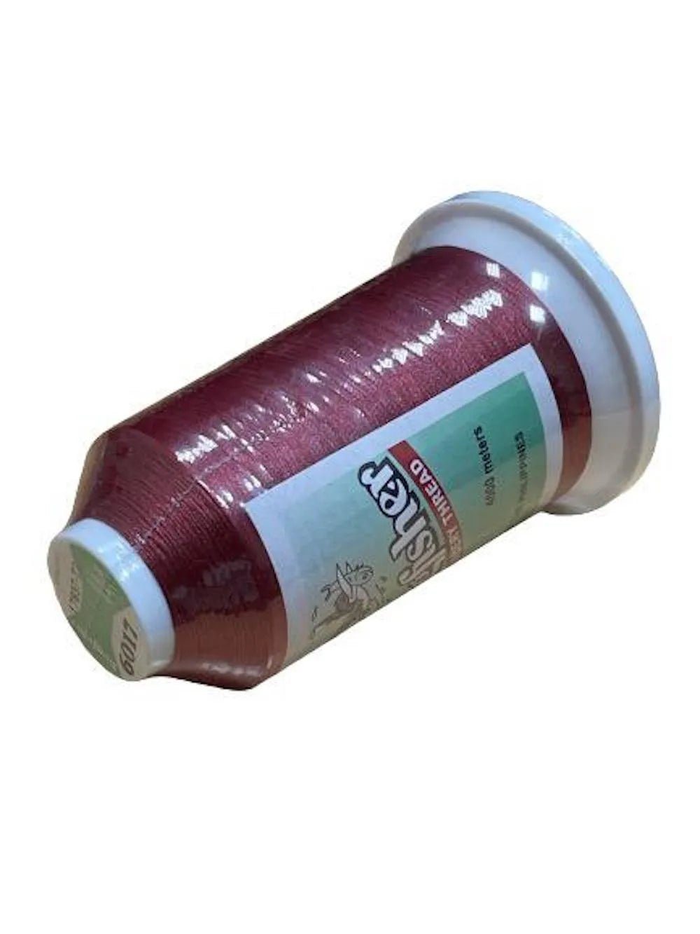 Kingfisher Polyester Embroidery Thread 4000m - Rosewood Red 6017 - My Sewing Mall