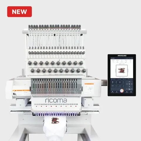 Marquee 20 - Needle Commercial Embroidery Machine with 10.1" Touchscreen Panel - My Sewing Mall