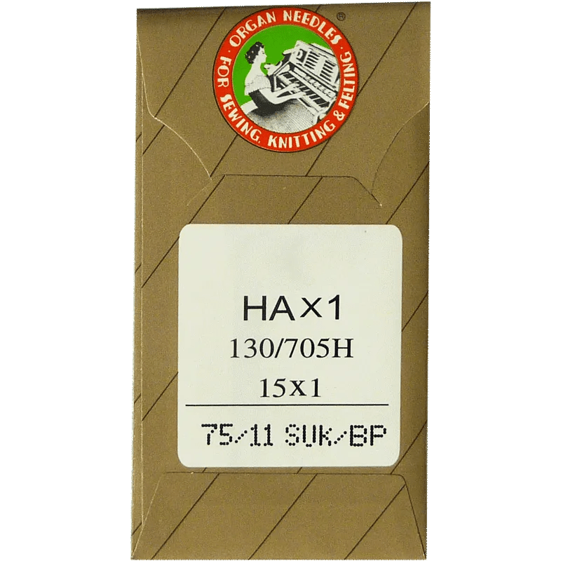 Organ Needle HAx1 75/11 5 pcs - My Sewing Mall