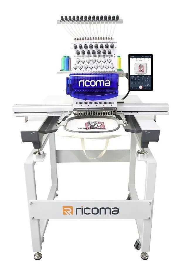 Ricoma 1201 TC 10S – 12 - Needle Commercial Embroidery Machine - My Sewing Mall