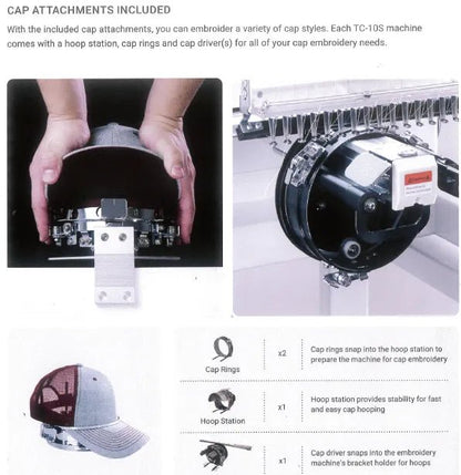 Ricoma 1201 TC 10S – 12 - Needle Commercial Embroidery Machine - My Sewing Mall