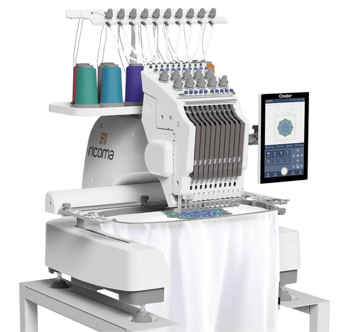 Ricoma Creator: Compact 10‑needle embroidery machine - My Sewing Mall
