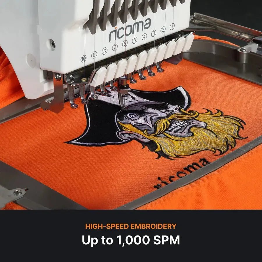 Ricoma Creator: Compact 10‑needle embroidery machine - My Sewing Mall