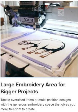 Ricoma MCC - 061201 Embroidery and Chenille Combo Machine - My Sewing Mall