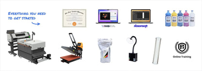 Ricoma Revel DTF - 2402T Direct - to - Film Transfer Printer+ Heat Press & Purifier Package - My Sewing Mall