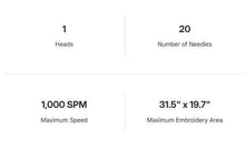 Ricoma SWIFT XL 2001 TC 10S Embroidery Machine - My Sewing Mall