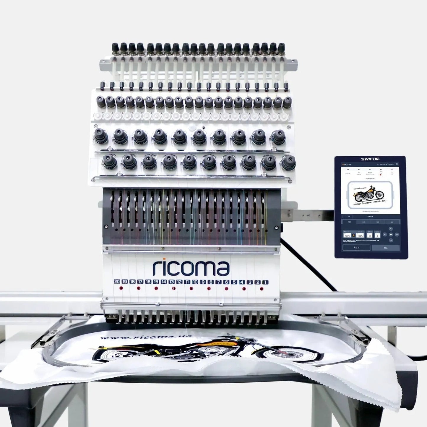 Ricoma SWIFT XL 2001 TC 10S Embroidery Machine - My Sewing Mall