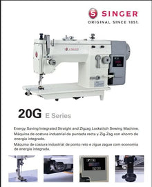 Singer 20G - 105C ZigZag Sewing Machine Complete Set - My Sewing Mall