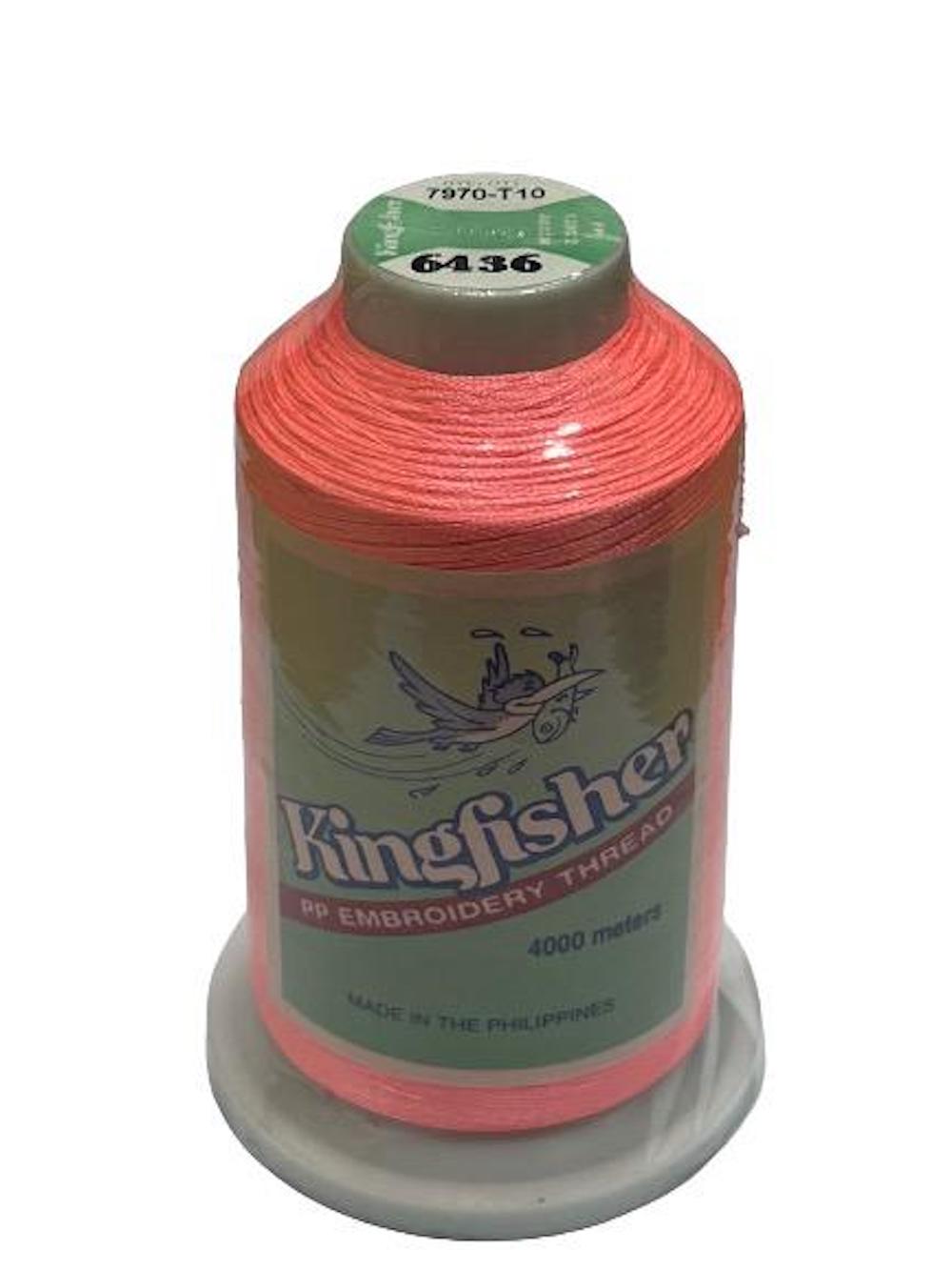 King Fisher Embroidery Thread 4000m 6436 - MY SEWING MALL