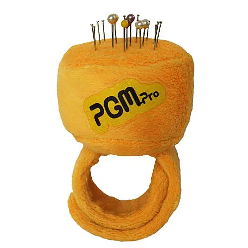 PGMpro وسادة دبوسية يمكن ارتداؤها باللون الأصفر