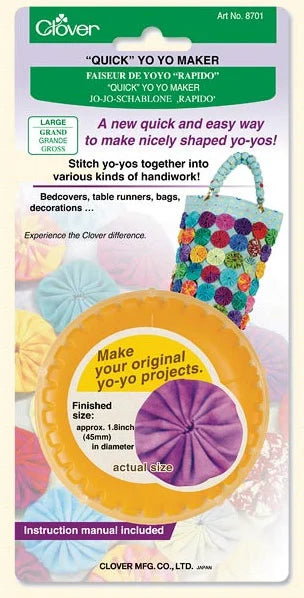 Clover Quick Yo-yo Maker - My Sewing Mall