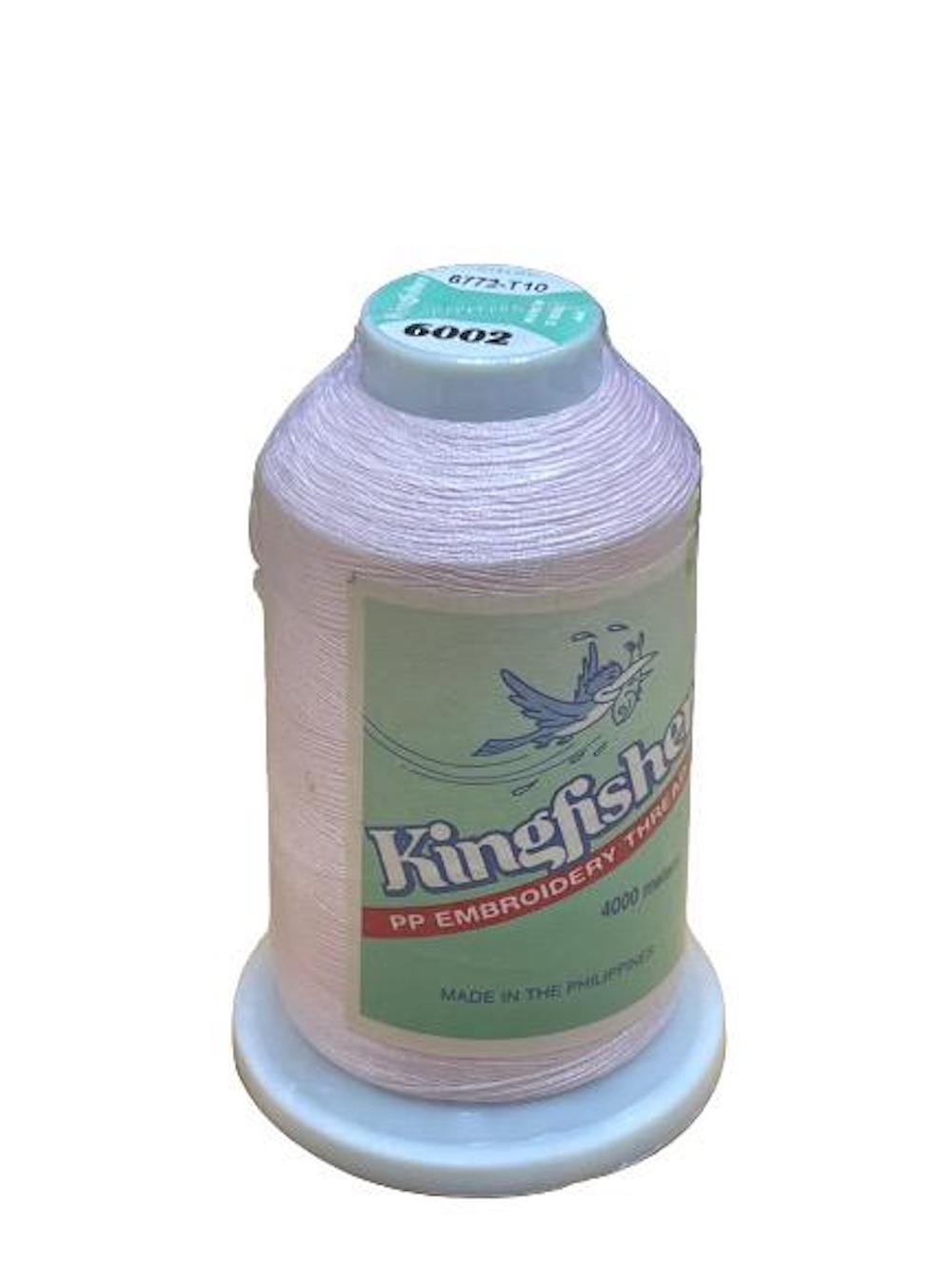 King Fisher Embroidery Thread 4000m 6002 - MY SEWING MALL