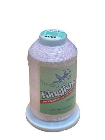 King Fisher Embroidery Thread 4000m 6002 - My Sewing Mall