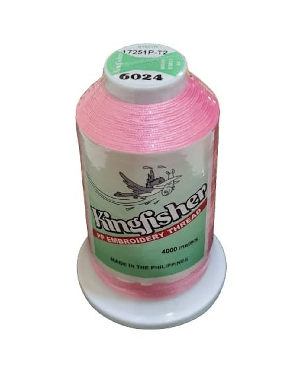 King Fisher Embroidery Thread 4000m 6024 - My Sewing Mall