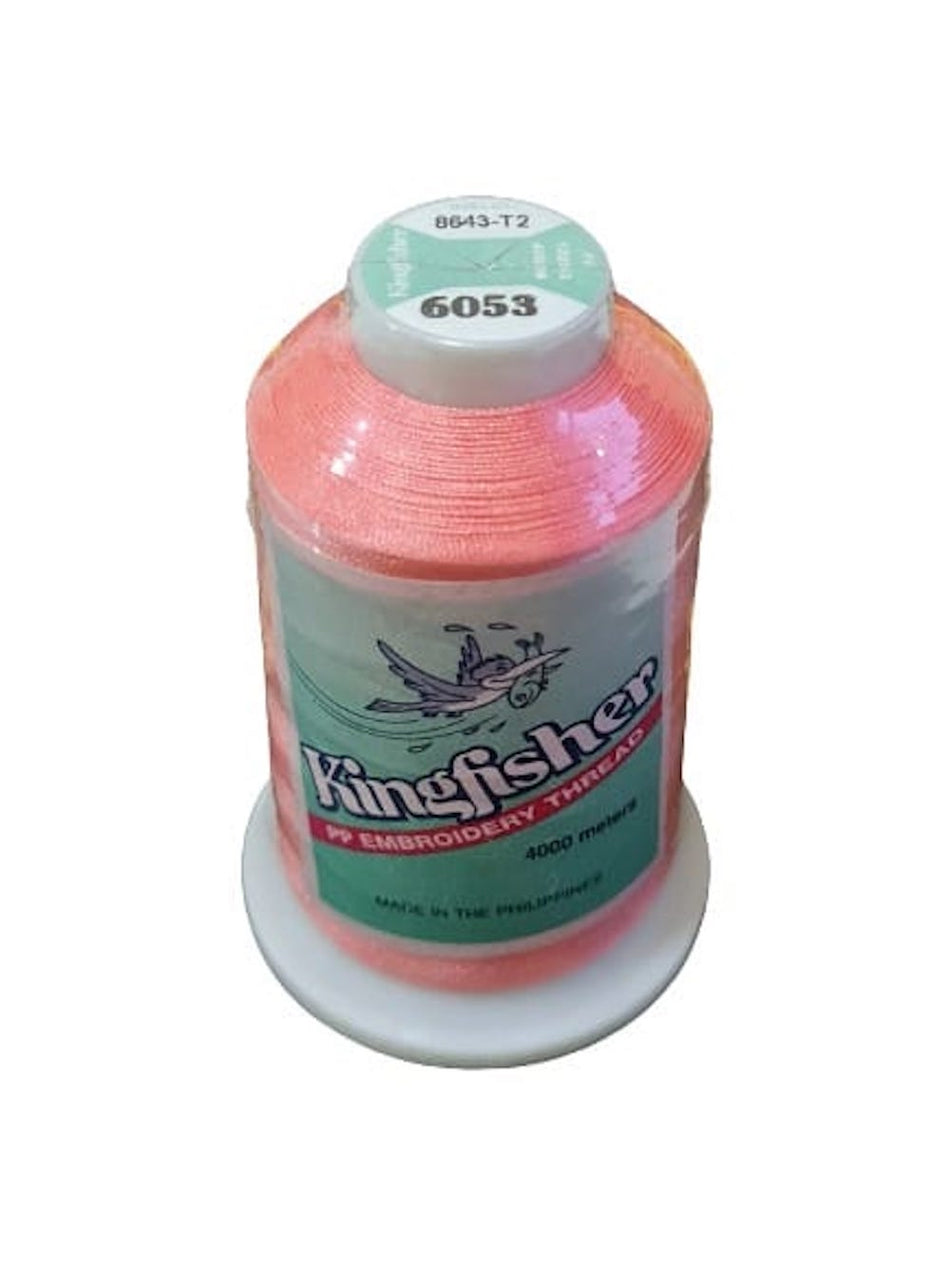 King Fisher Embroidery Thread 4000m 6053 - My Sewing Mall