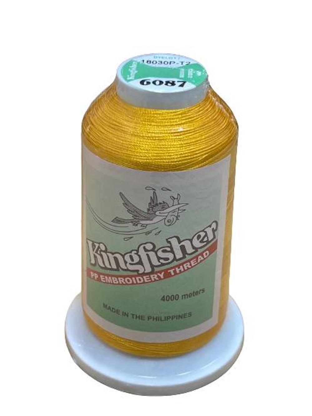 King Fisher Embroidery Thread 4000m 6087 - MY SEWING MALL