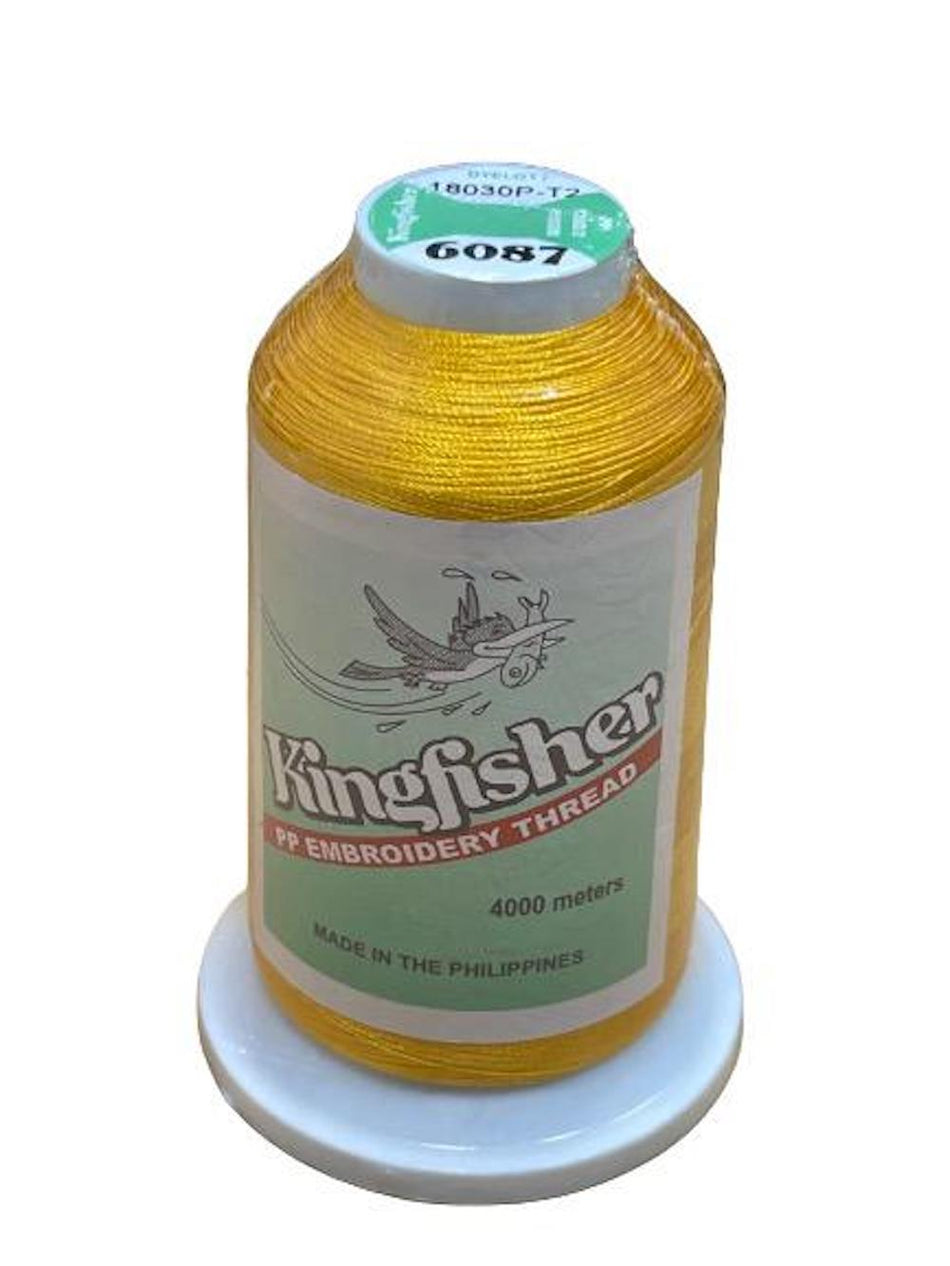 King Fisher Embroidery Thread 4000m 6087 - My Sewing Mall