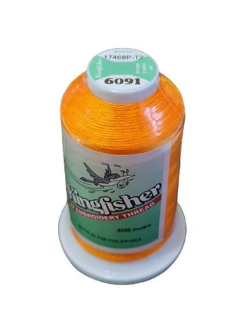 King Fisher Embroidery Thread 4000m 6091 - My Sewing Mall