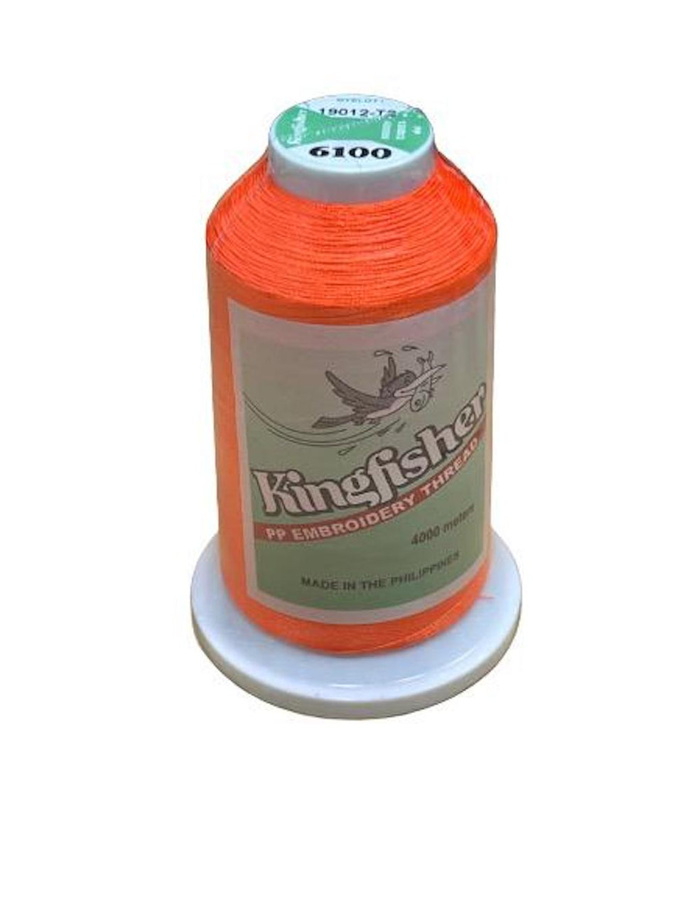 King Fisher Embroidery Thread 4000m 6100 - My Sewing Mall