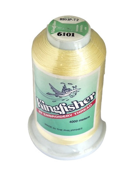 King Fisher Embroidery Thread 4000m 6101 - MY SEWING MALL
