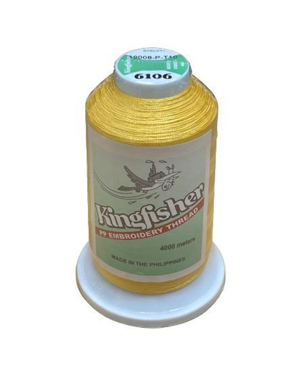 King Fisher Embroidery Thread 4000m 6106 - My Sewing Mall