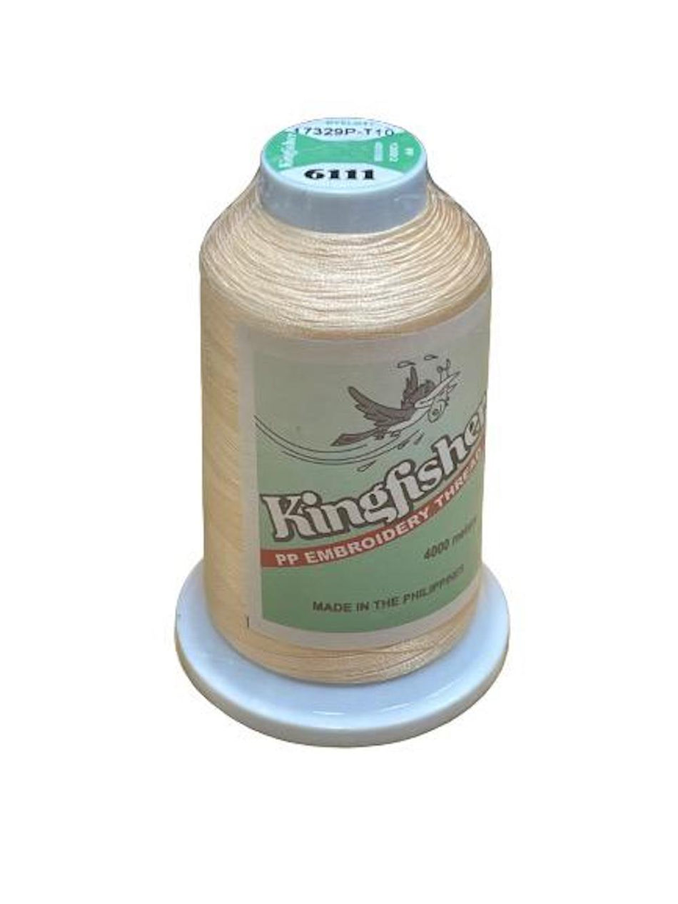 King Fisher Embroidery Thread 4000m 6111 - My Sewing Mall