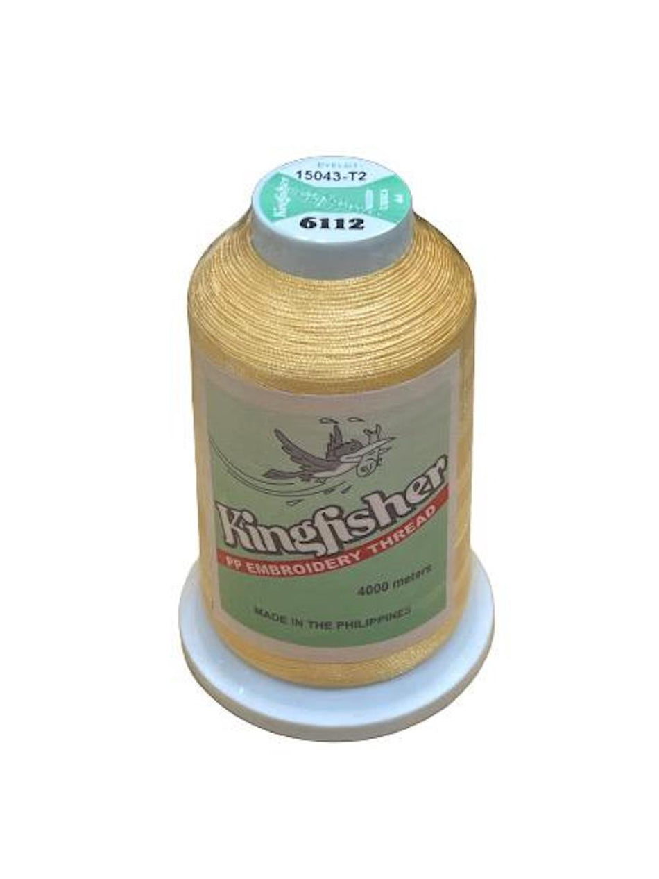 King Fisher Embroidery Thread 4000m 6112 - My Sewing Mall