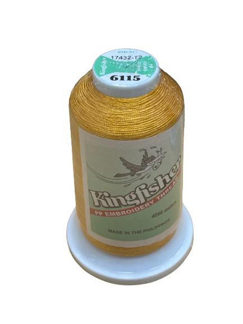 King Fisher Embroidery Thread 4000m 6115 - My Sewing Mall