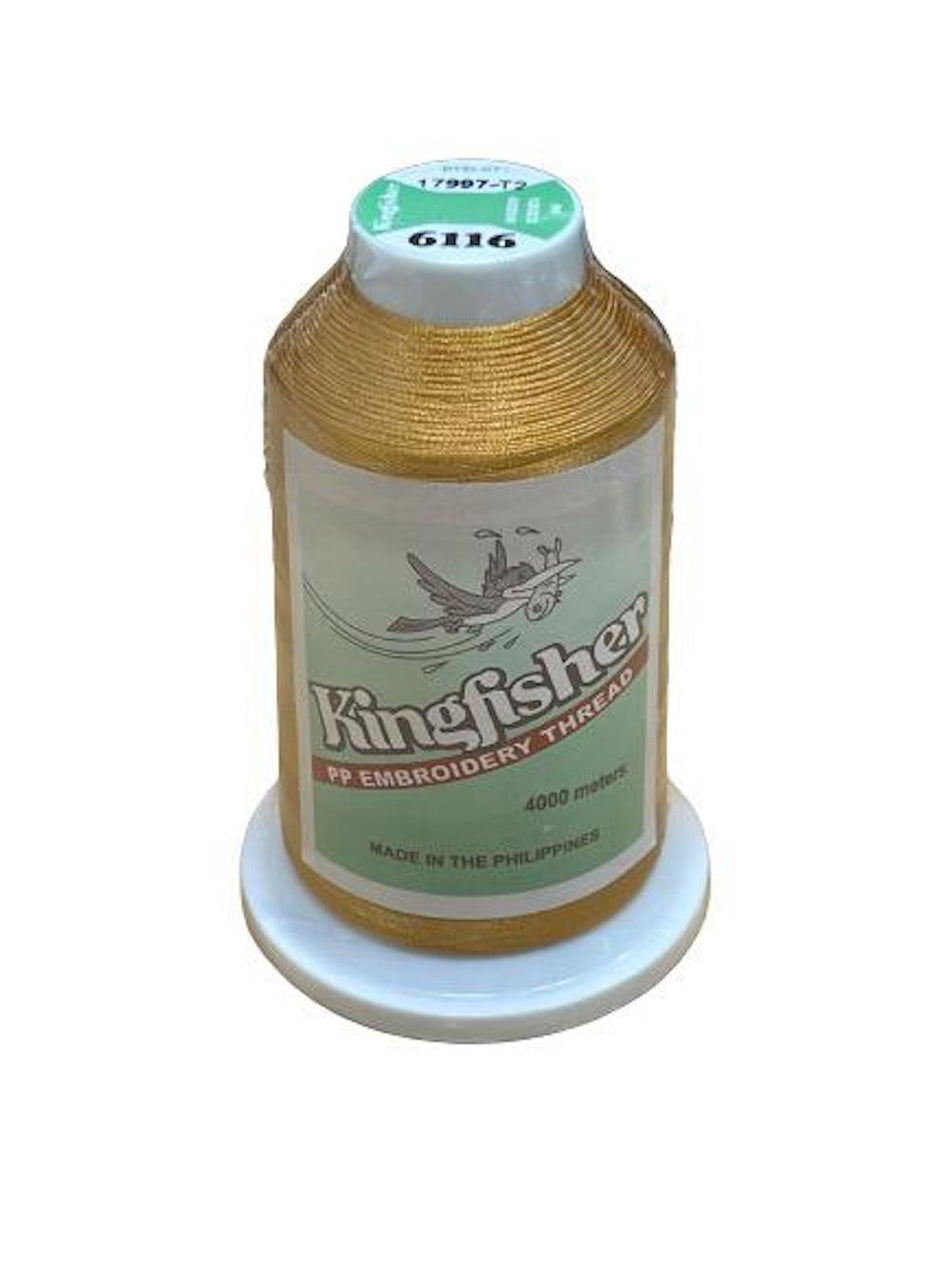 King Fisher Embroidery Thread 4000m 6116 - My Sewing Mall