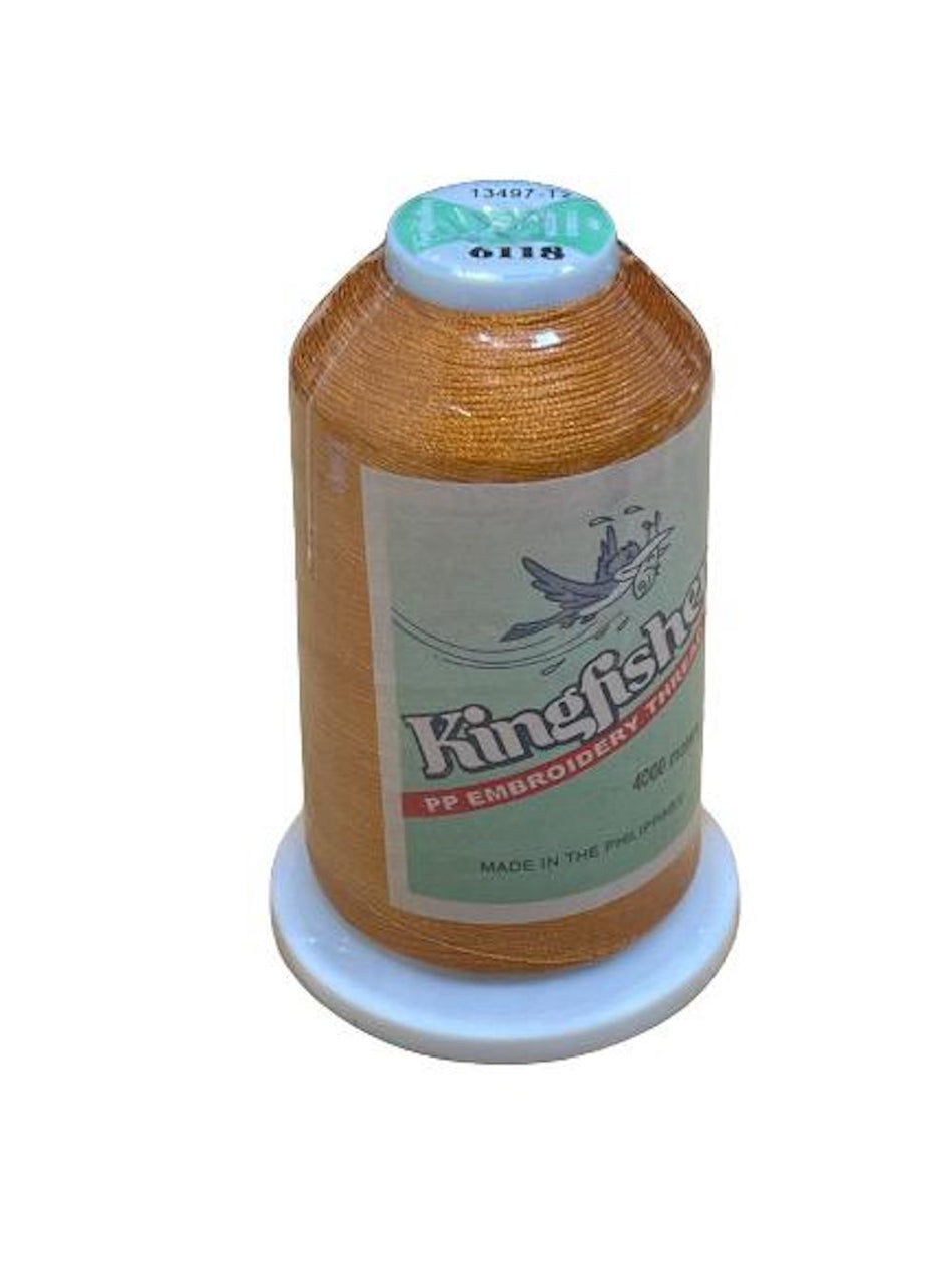 King Fisher Embroidery Thread 4000m 6118 - My Sewing Mall