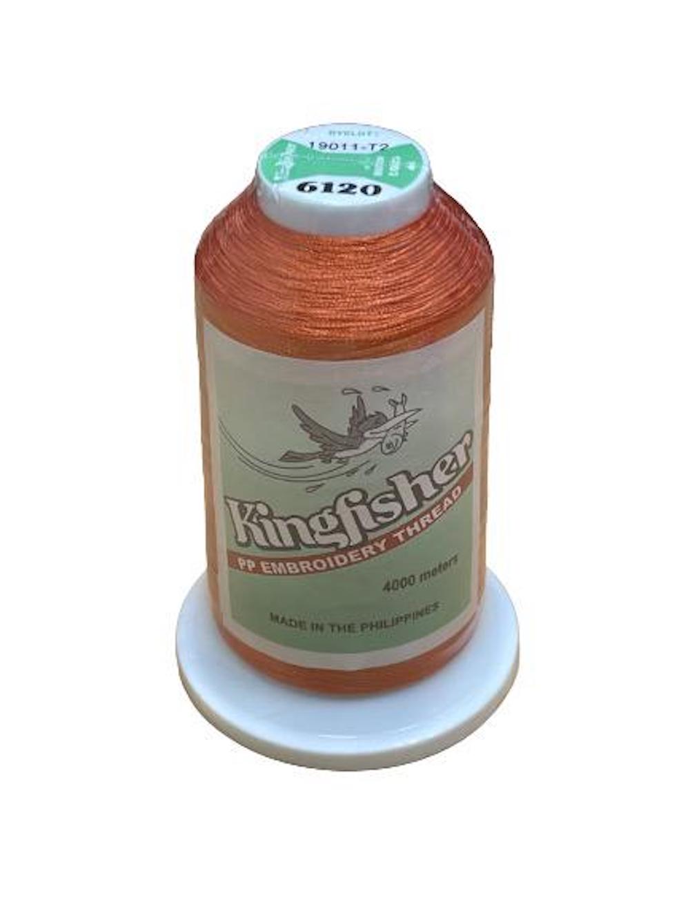 King Fisher Embroidery Thread 4000m 6120 - My Sewing Mall