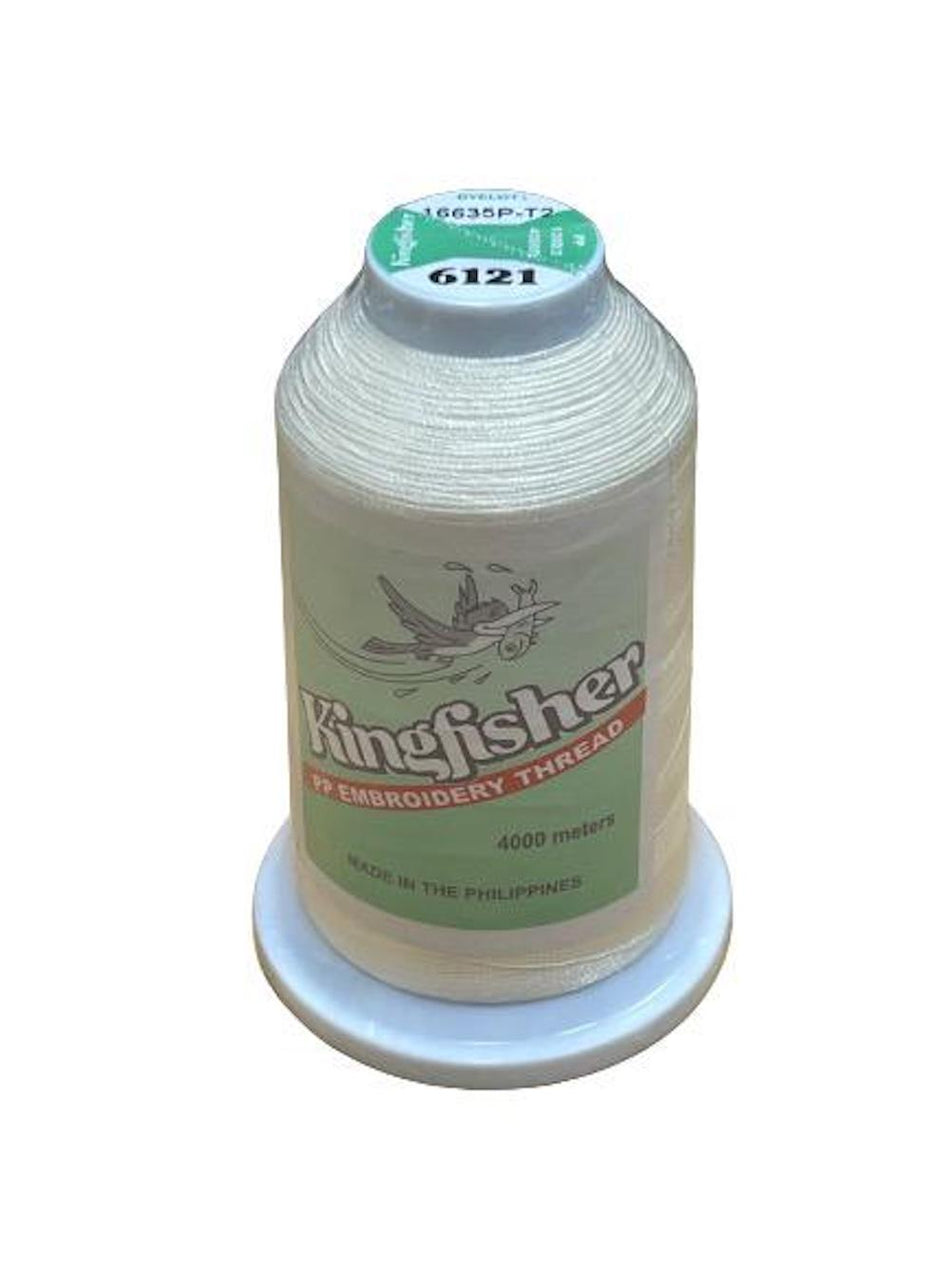 King Fisher Embroidery Thread 4000m 6121 - My Sewing Mall