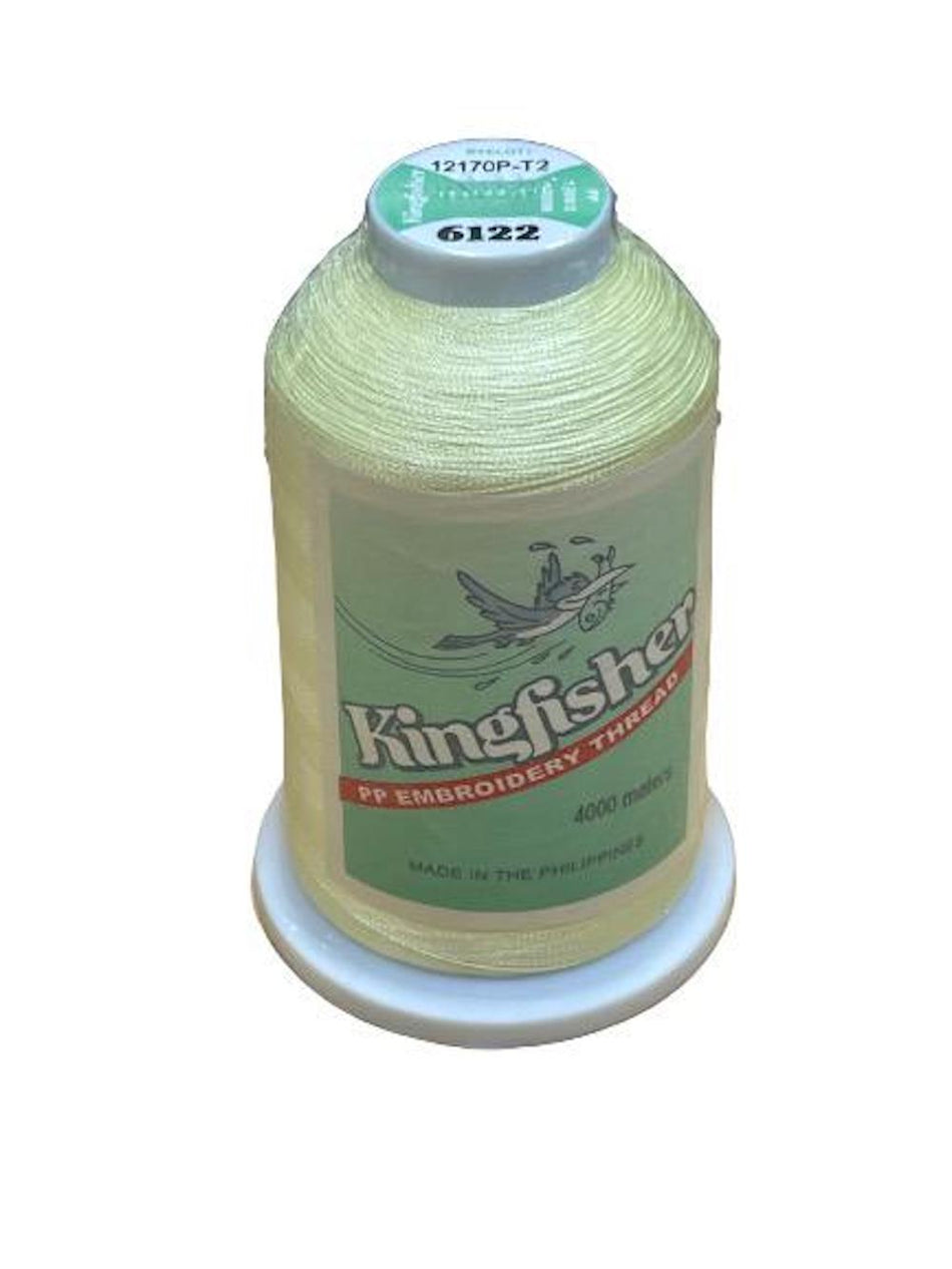 King Fisher Embroidery Thread 4000m 6122 - My Sewing Mall