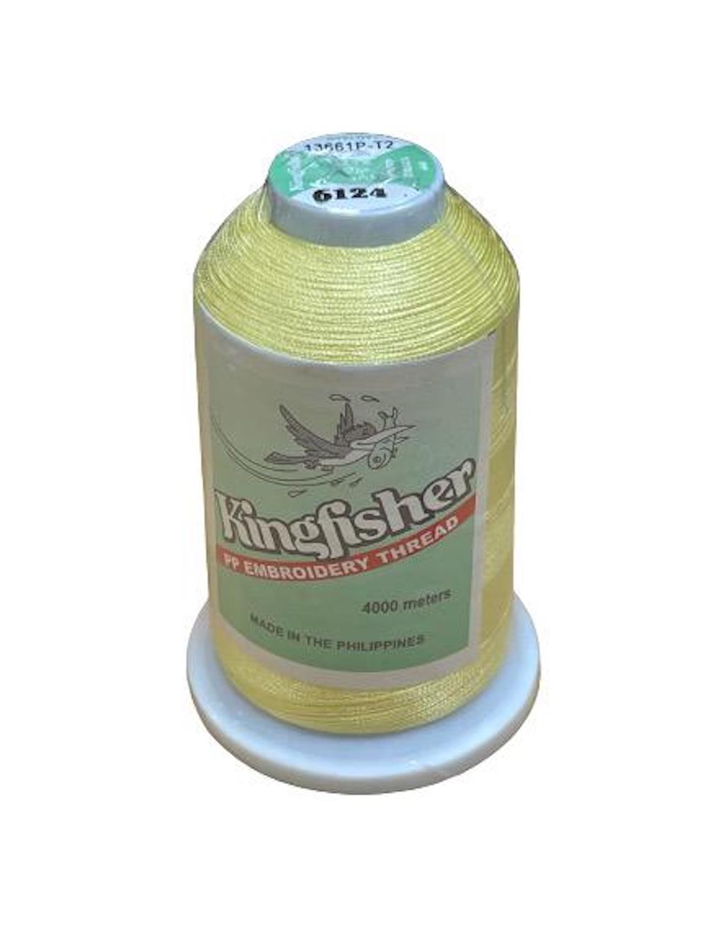 King Fisher Embroidery Thread 4000m 6124 - My Sewing Mall