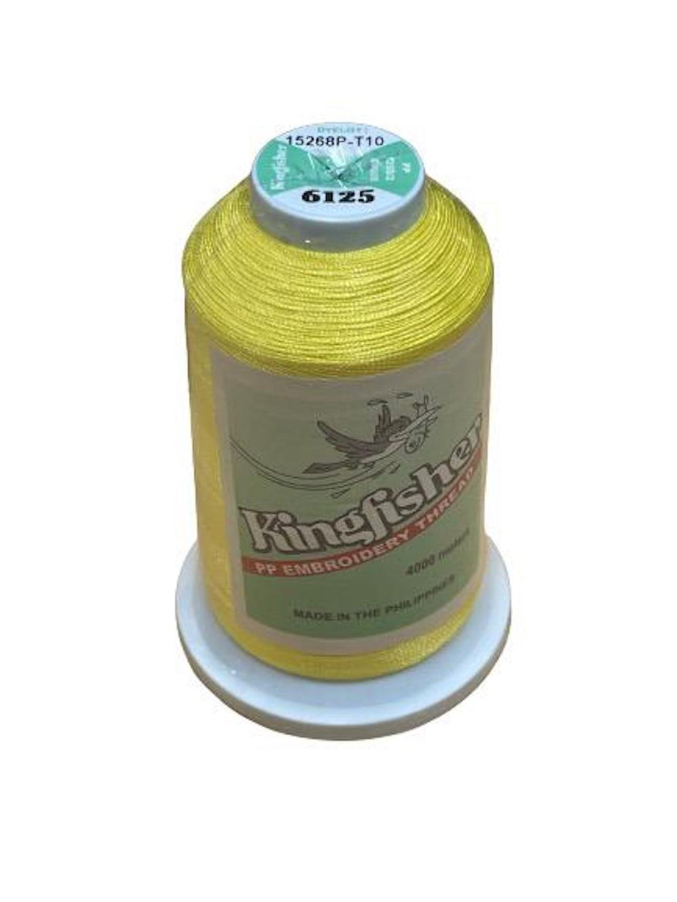 King Fisher Embroidery Thread 4000m 6125 - My Sewing Mall