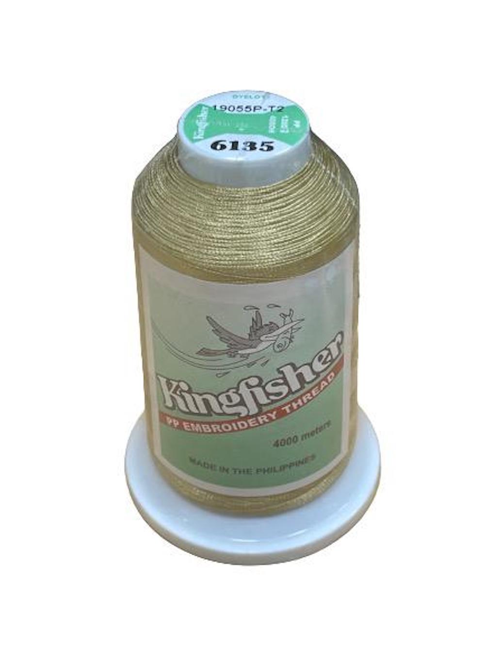 King Fisher Embroidery Thread 4000m 6135 - My Sewing Mall